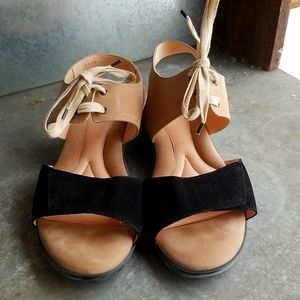 Beautifeel sandals nude pink and black size 41